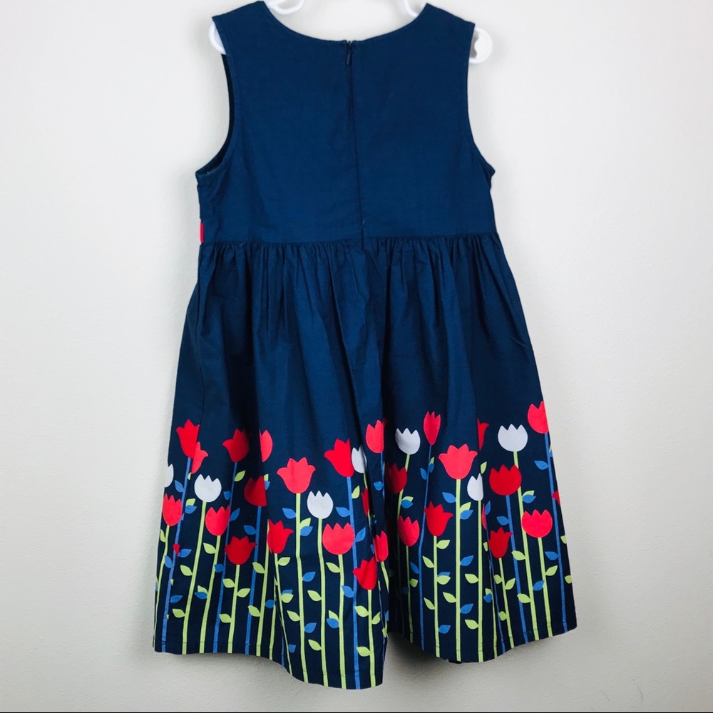 SOLD Gymboree navy blue sleeveless sundress sz 8 - Picture 4 of 5